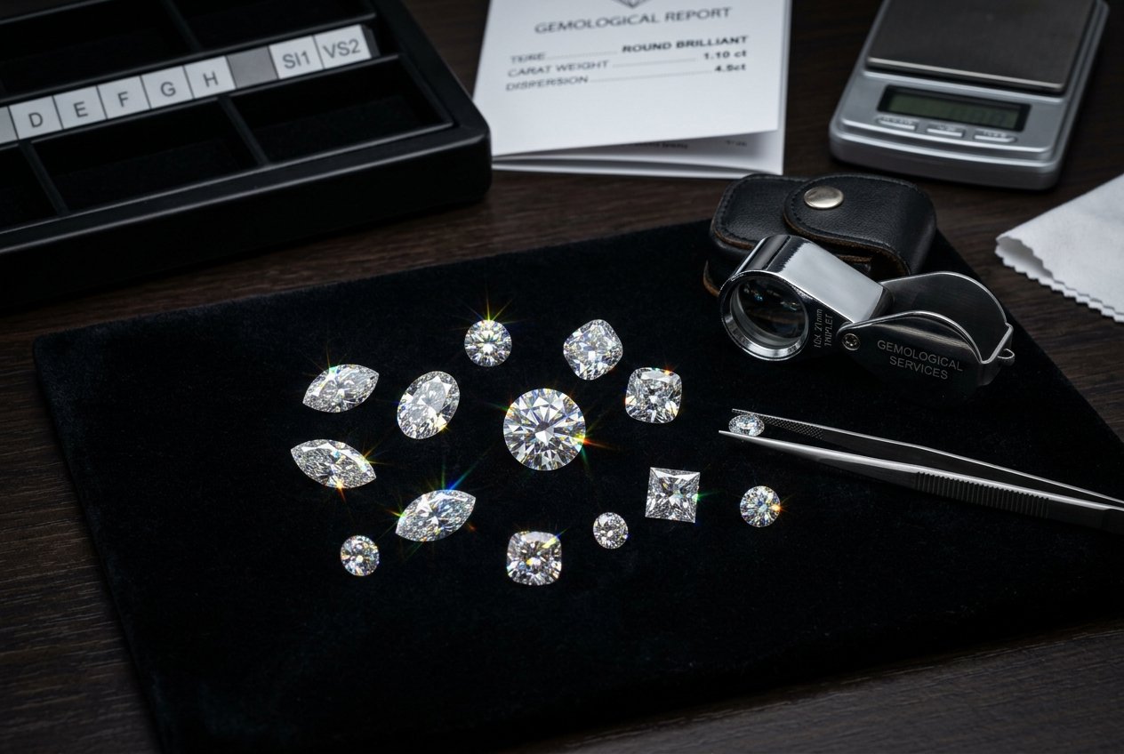 Understanding Diamonds: Guide to Carat, Clarity, and Colors